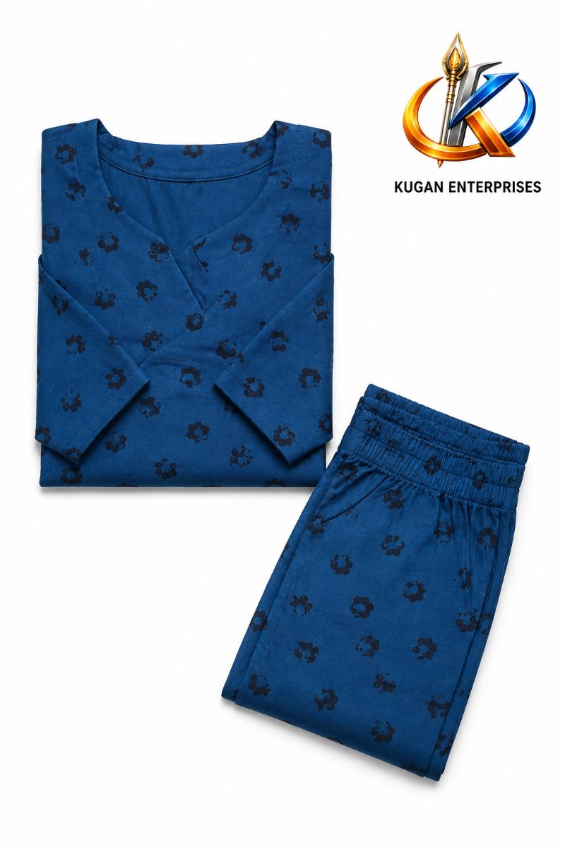 Petrol Blue Everyday Comfort Kurta Set
